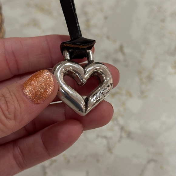 Brighton women's rattan & brown leather shoulder purse - near perfect condition - Picture 6 of 12